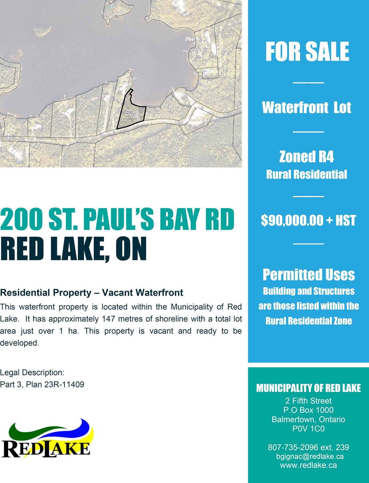 Properties for Sale Municipality of Red Lake