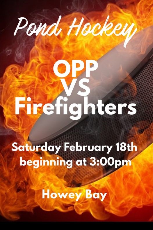Pond Hockey - OPP v Firefighters
