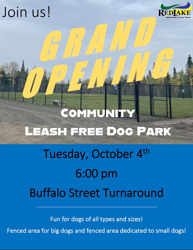Dog Park Grand Opening